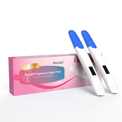 Hızlı Teşhis HCG İdrar Gebelik Testi Kaseti Gebelik Test Şeritleri