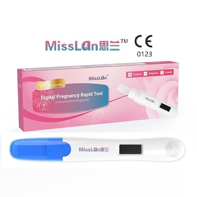 % 99 Doğruluk 25mIU ile Miss Lan Dijital HCG Hızlı Test Kiti