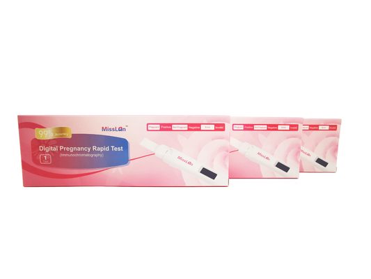 OEM Dijital HCG Test Kütesi Hamilelik Testi 510k Temizlendi
