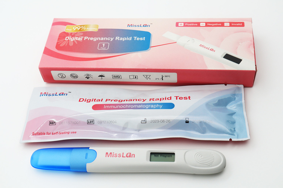 MDSAP Dijital HCG Test Kütesi Dijital Hamilelik Hızlı Testi Evde Erken tespit