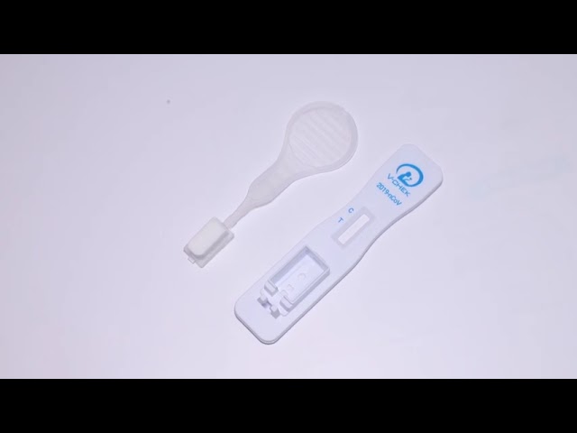 şirket videoları Hakkında 2019-nCoV Ag Saliva Rapid Test Card lollipop test